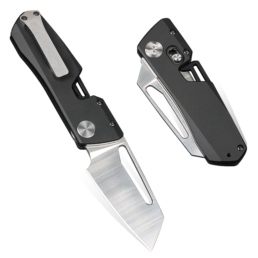 Black Bear Fast Opening Axis T6 Aluminum Handle No Logo Folding Knife UD408777